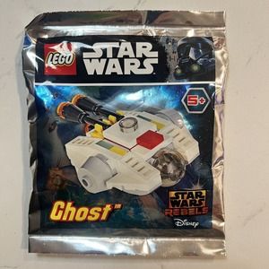🔥 LEGO Euro Disney Star Wars Rebels RARE 911720 The Ghost Foil Pack Bag Sealed